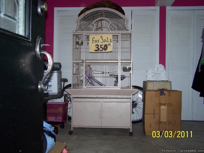 almost new full size bird cage - Price: 350.00