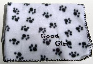 Personalize Embroidered Pet Blanket - Price: $12.00