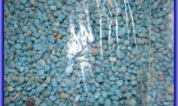 Aquarium Gravel
This&nbsp;is several pounds of aquarium gravel that was used for a fresh water tank.&nbsp; We had severums, clown loaches, angels, and many more through the years.
The gravel is a bit washed out and gives a pastel blue color to the