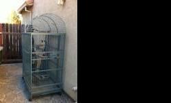LARGE BIRTH CAGE IDEAL FOR BIG BIRDS NEW WILL COST YOU 600 I WILL SELL IT FOR 200 PLEASE CALL