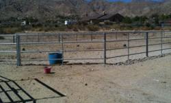 Boarding available in Morongo Valley on 9 acre Ranch.
Two covered spaces in Mare Motel available. Have arena 120 X 60 and
and round pen 60 X 60. Tack Room.
Secure fenced and gated White Buffalo Ranch in country - 20 minutes from Palm Springs with 250