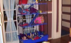 four story cage, bedding , toys, tubes, book ferret for dummies book , litter pans ,grooming supplies every thing but the ferret please rember to make an offer if you think this one is to high call jenny at 561-355-2760 must sell