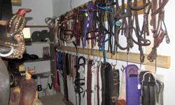 We have a great selection of new and used tack for sale.&nbsp;We have supplies for Coon hunters also. We usually have some wagons and larger consignment items in as well. Lots of western saddles and some riding clothes in for sale as well!&nbsp;Like us on