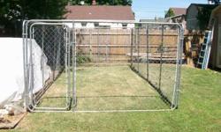 20 ft.x10 ft.x6 ft kennel/dog run used and in great cond. 600.00 below retail !
