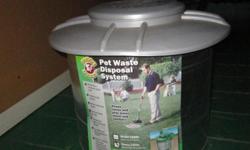 &nbsp;Pet disposal container - great way to keep your lawn and yard clean of pet waste!
&nbsp;
$5
&nbsp;
-
