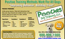 Pooches Dog Training helping dogs and owners throughout the Central NJ area.
Our gentle, yet effective dog training techniques will teach your dog to be more obedient, less destructive and just a better friend.
Old fashioned punishment-based methods of