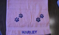 Pet towels for dogs and cats (breed specific)
Makes a great gift for the pet lover.